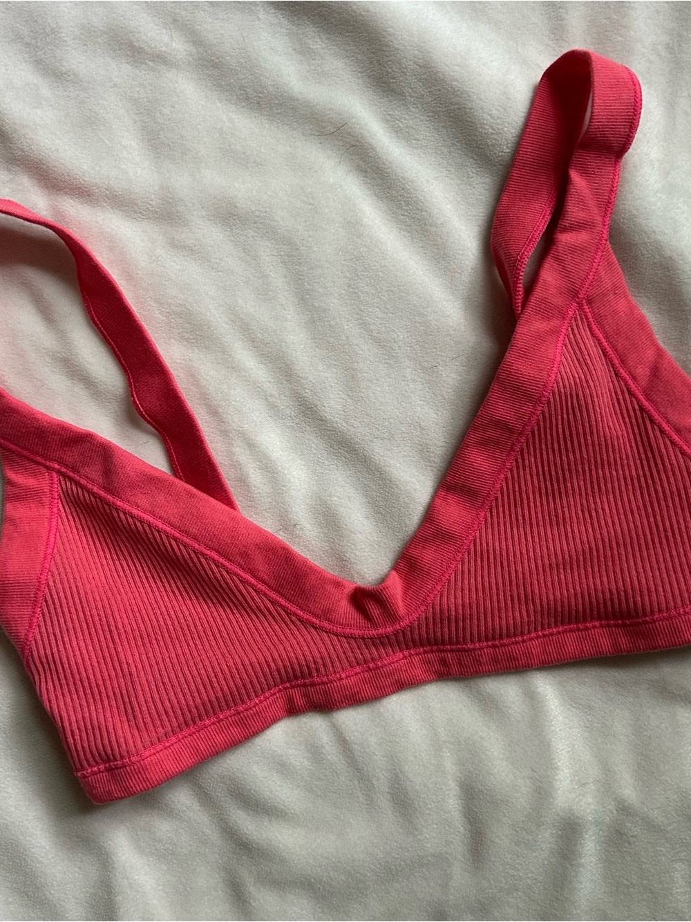 Out From Under Ribbed Plunge Bralette
